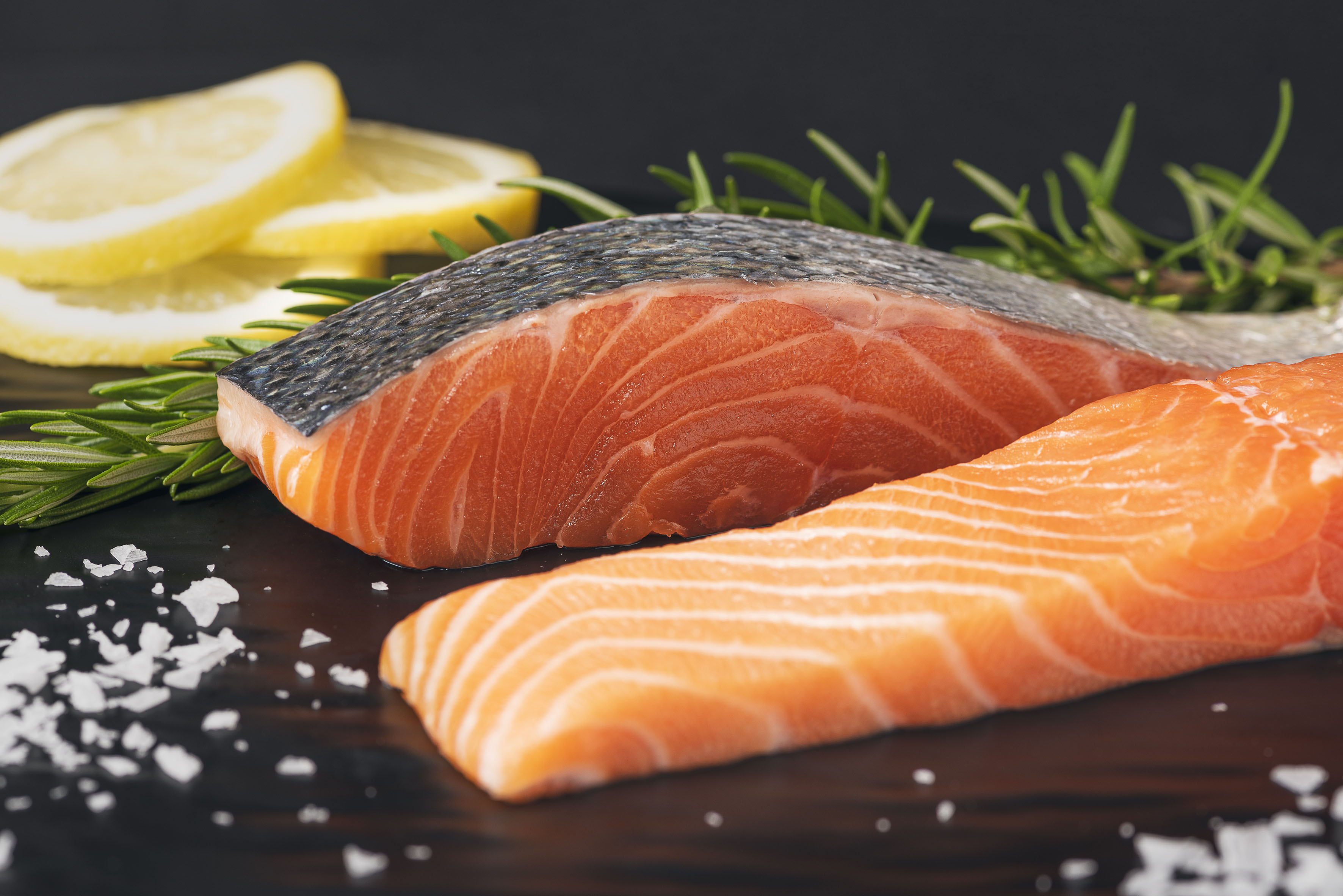 Porciones de Salmón